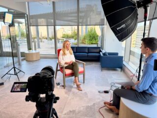 Shooting some interviews for @independencebluecross at @jeffersonhealth