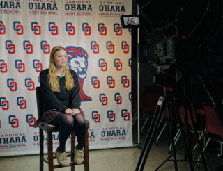 We spent the morning filming interviews with the senior class of Neumann Scholars at @cohslions — stories of faith, growth, gratitude, and opportunity.

These students are living proof of what access to Catholic education can do.

Can’t wait to share the finished piece at the end-of-year banquet. 🎥
