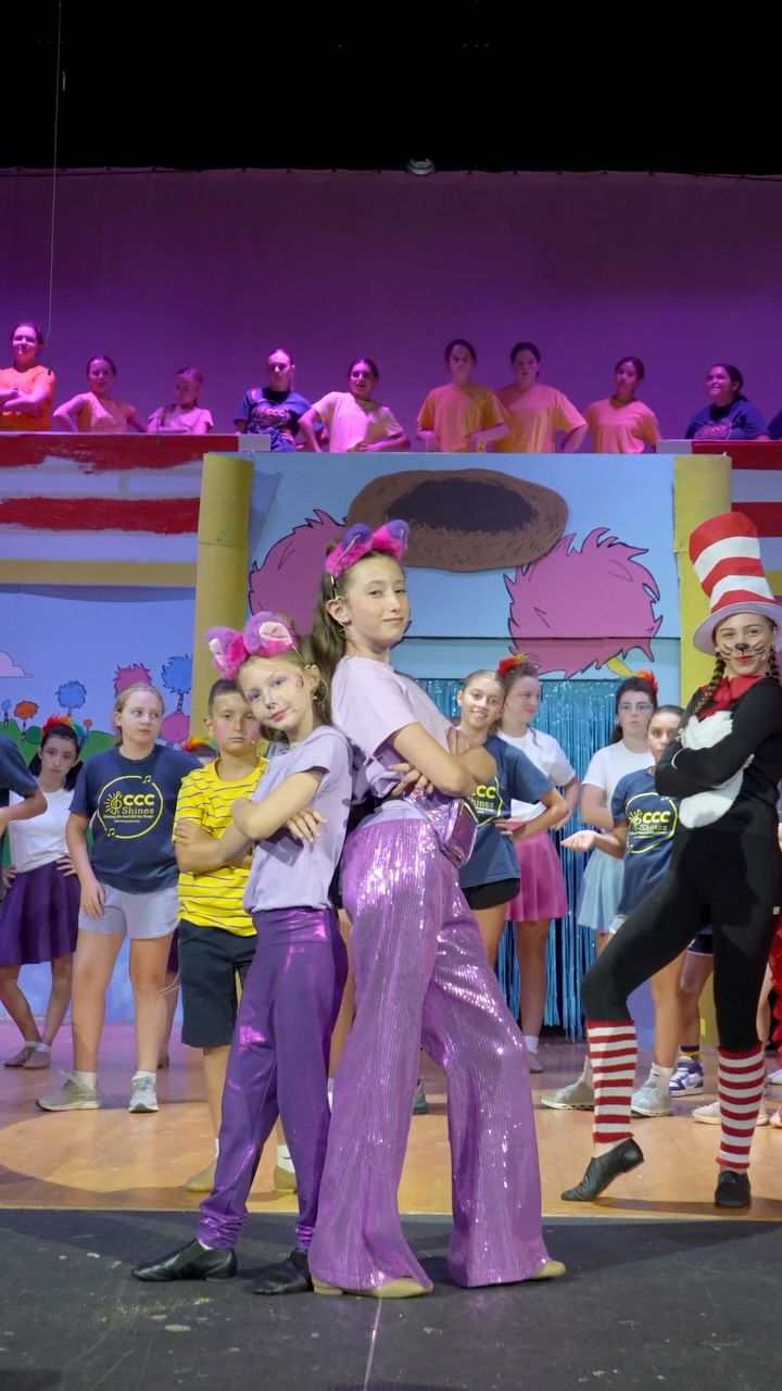 Lights. Camera. SEUSS! 🎬 Whoville has officially taken over the stage. 

Check out this exclusive behind-the-scenes look at our dress rehearsal! 🎭✨You don’t want to miss the magic this weekend. 

Grab your tickets at cccshines.com!